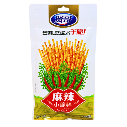XianGe Spicy Gluten Stick-賢哥麻辣小脆棒-58g-SNACXG104