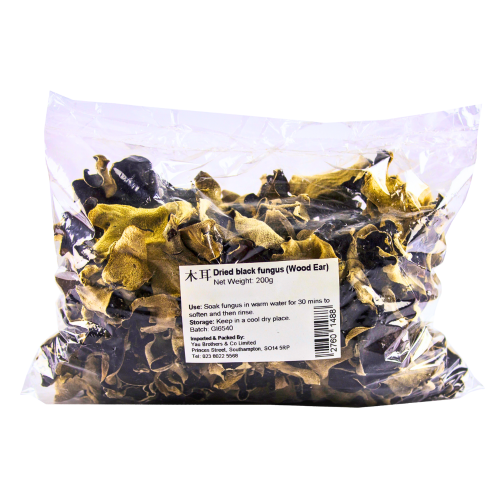 YB Dried Black Fungus (Wood Ear)-游記木耳-200g-FUNG106A