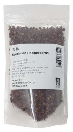 YB Szechuan Green Peppercorns-游記青花椒粒-100g-SPIY111
