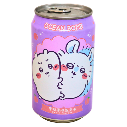 YHB Ocean Bomb Chiikawa Sparkling Water - Peach-Ocean Bomb Chiikawa 氣泡水(蜜桃味)-330ml-DRIYHB107
