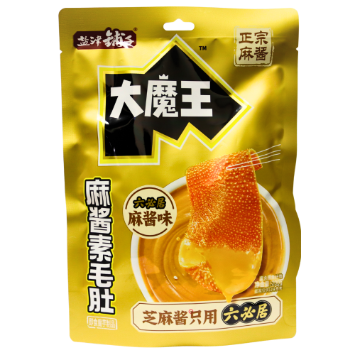 YJPZ Honeycomb Konjac (Sesame Paste Flavour)-鹽津鋪子-大魔王魔芋素毛肚 (麻醬味)-200g-SNACYJPZ203