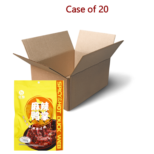 YR Duck Feet - Hot & Spicy-裕如鴨掌-麻辣-102g-SNACYR102-20
