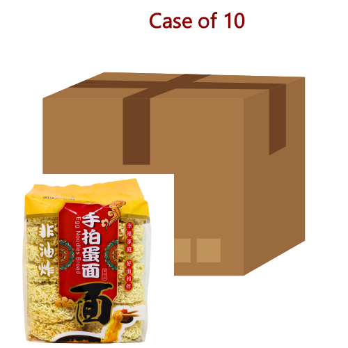 YangTse River Egg Noodles - Broad-長江牌手拍蛋面(粗)-880g-DNOOYR152-10