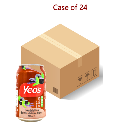 Load image into Gallery viewer, Yeo's Grass Jelly Drink-楊協成清涼爽 - 涼粉飲料-300ml-DRIY102-24
