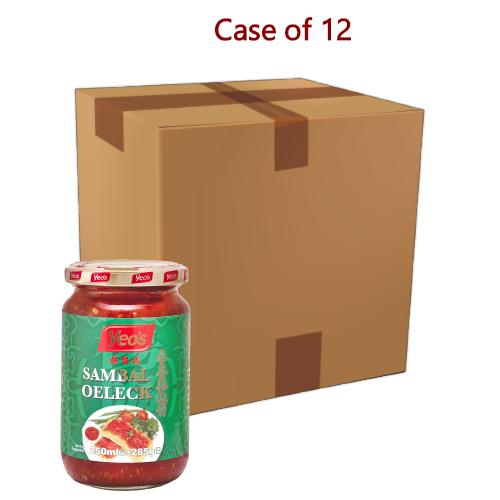Load image into Gallery viewer, Yeo's Sambal Oeleck-楊協成叁巴辣椒醬-250ml-SAUY108-12
