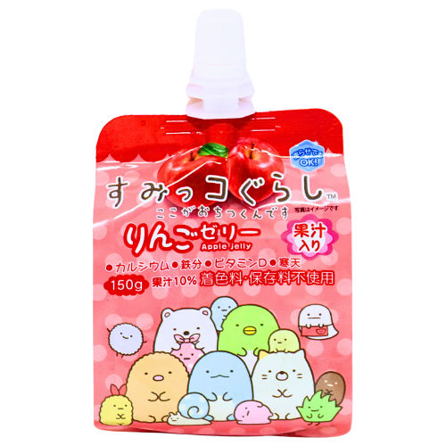 Yokoo Sumikkogurashi Jelly Drink (Apple)-Yokoo 角落小夥伴果凍(蘋果味)-150g-DES292A