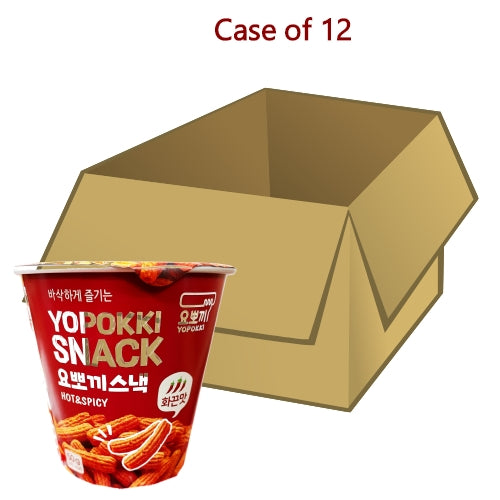 Load image into Gallery viewer, Yopokki Snack - Hot &amp; Spicy-韓國杯裝年糕條小吃－辣味-50g-SNACYO101-12
