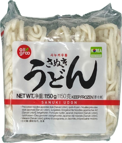 YoungWoo Frozen Udon (Sanuki)-韓國冷凍烏冬麵-5_230g-FNOOYW101