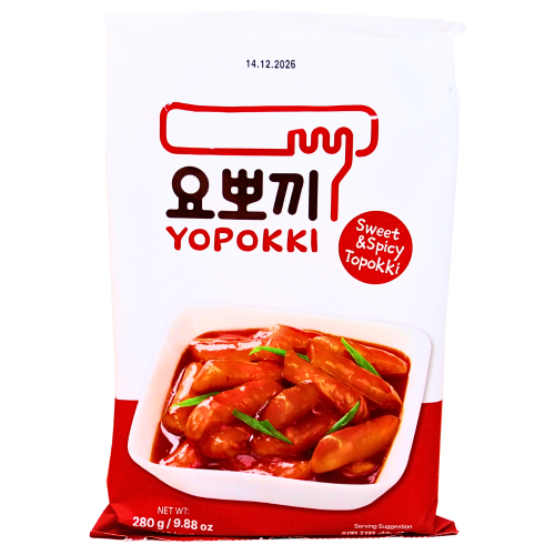 Young Poong Yopokki Topokki - Sweet & Spicy Flavour-韓國袋裝年糕－甜辣味-280g-RCAKE484