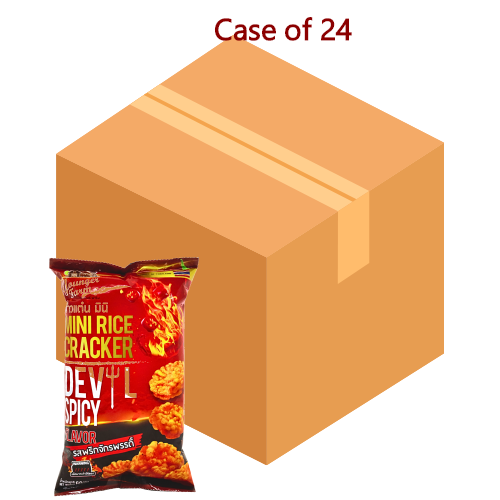 갤러리 뷰어에 이미지 로드, Younger Farm Mini Rice Cracker - Devil Spicy-泰青農場迷你米餅-魔鬼辣味-60g-SNACYF104-24
