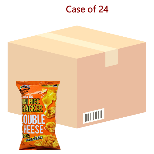 Load image into Gallery viewer, Younger Farm Mini Rice Cracker - Double Cheese-泰青農場迷你米餅-雙重芝士味-60g-SNACYF105-24
