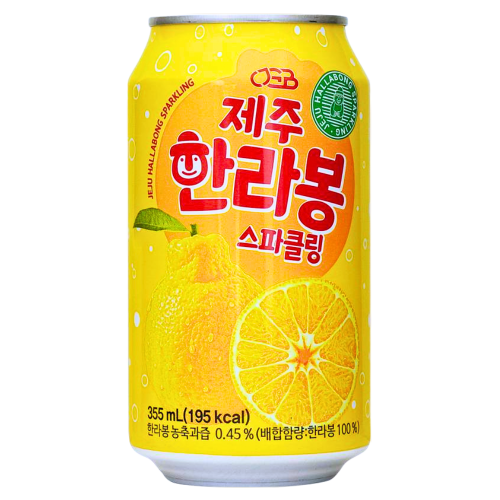 Youss Jeju Hallabong Sparkling Juice-韓國友施柚子味氣泡水飲料-355g-DRIYS102
