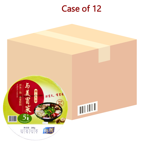 将图像加载到图库查看器中， YuMei Sichuan Mao Cai (Bowl) - Mushroom-與美碗裝四川冒菜-菌菇-288g-INYM202-12
