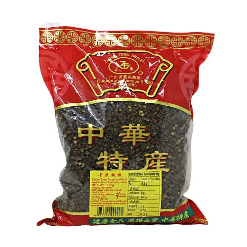 Zheng Feng Szechuan Green Peppercorn - Whole-正豐青花椒粒-500g-SPIZF104