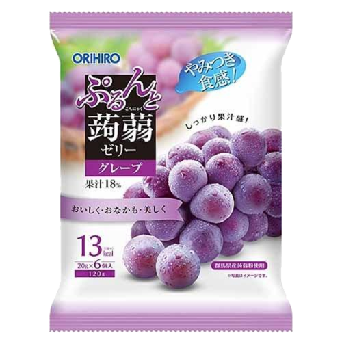 Orihiro Purun Gummy - Grape-蒟蒻果凍-葡萄味-SNACORI101