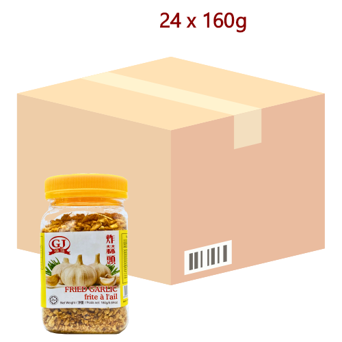 GJ Fried Garlic - 24 x 160g-極佳炸蒜頭-GGO420