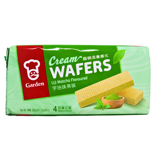 Garden Cream Wafers - Uji Matcha-嘉頓忌廉威化 - 宇治抹茶味-BISG210