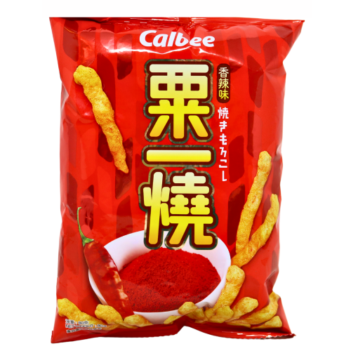 Calbee Grill-A-Corn - Hot & Spicy Flavour-卡樂B粟一燒 - 香辣味-SNACCA106