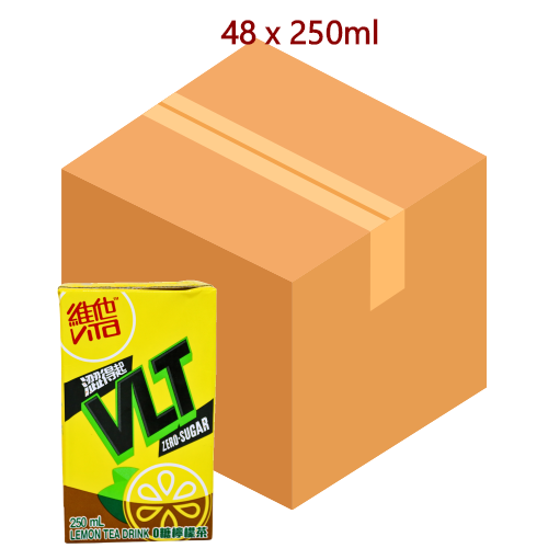 Load image into Gallery viewer, Vita 0 Sugar Lemon Tea - 48 x 250ml-維他0糖檸檬茶-DRIV127
