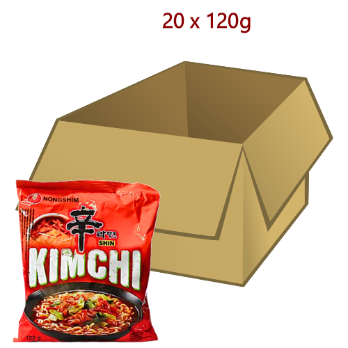 Nong Shim Kimchi Ramyun - 20 x 120g-農心泡菜麵-INNS110