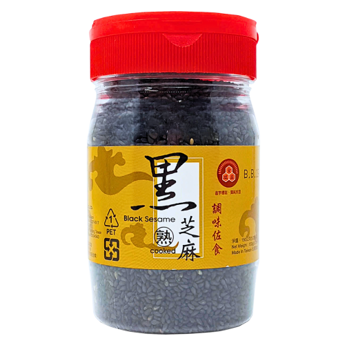 CJI Cooked Black Sesame-金潤益熟黑芝麻粒-SPICJI101