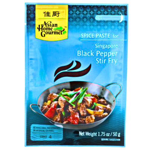 Asian Home Gourmet Singapore Black Pepper Stir Fry-佳廚新加坡黑椒醬-AHG35