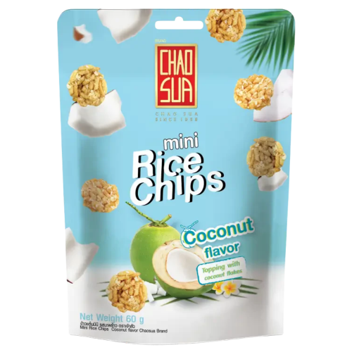 Chao Sua Mini Rice Chips - Coconut-泰國迷你米餅-椰子味-SNACCS508