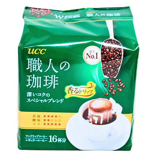 UCC Shokunin Drip Coffee (Rich) 16 Bags-UCC 日本職人咖啡滴濾式掛耳(香醇)-IDRIUCC101