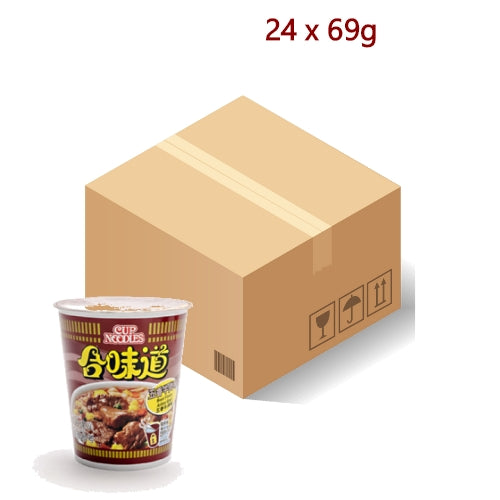 Nissin Cup Noodles - Beef - 24 x 69g-日清合味道五香牛肉杯面-INN206