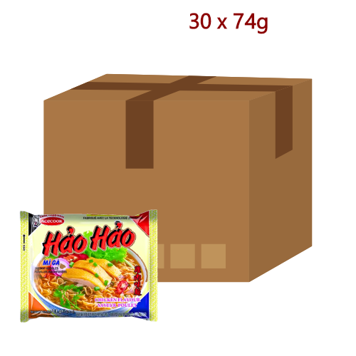 Acecook Hao Hao Noodles - Chicken - 30 x 74g-越南雞肉味麵-INAC101