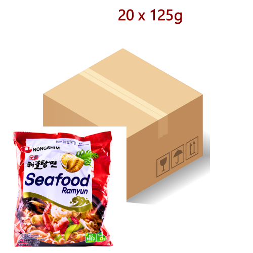Nong Shim Seafood Ramyun - 20 x 125g-農心海鮮麵-INNS108