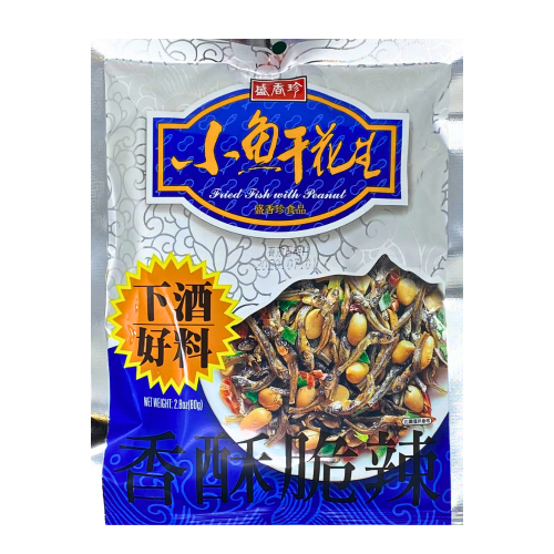 Triko Foods Dried Fish with Peanut-盛香珍小魚干花生-SNACTR202