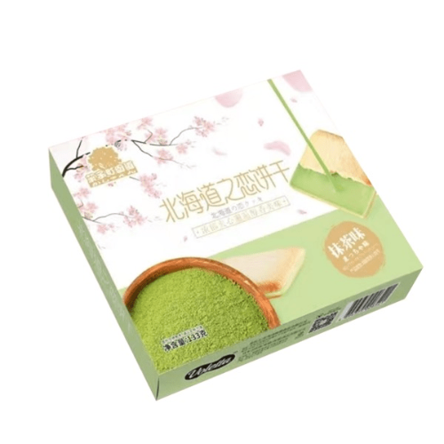 GZT Hokkaido Style Biscuit Matcha Flavour-菓子町園道北海道之戀餅乾（抹茶味）-BISGZT102