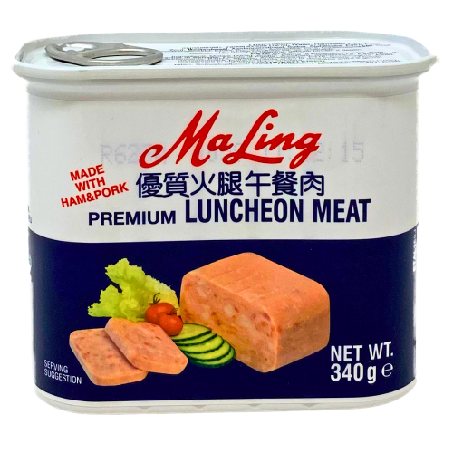 Ma Ling Premium Luncheon Meat (Rectangle)-梅林優質火腿午餐肉(方罐)-HAM201