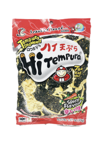 Tao Kae Noi Hi-Tempura Seaweed - Spicy-小老板天婦羅紫菜 - 辣味-SNACTKN105