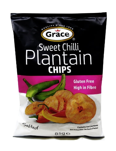 Grace Plantain Chips - Sweet Chilli-甜辣味香蕉乾-SNACGR107