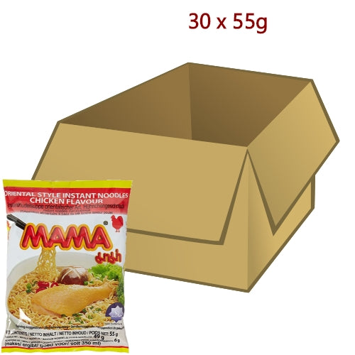 Mama Noodle - Chicken - 30 x 55g-媽媽雞肉味湯麵-INMM104