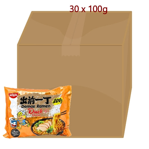 Nissin Noodles - Duck - 30 x 100g-出前一丁五香鴨肉麵-INN107