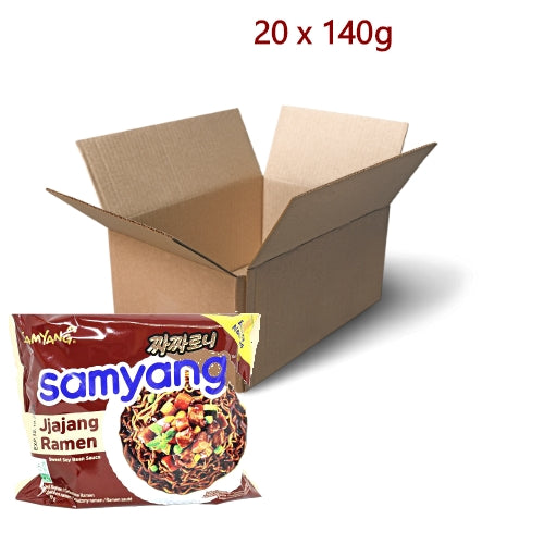 Load image into Gallery viewer, Samyang Chacharoni Ramyun - 20 x 140g-三養黑椒汁拌麵-INSY109
