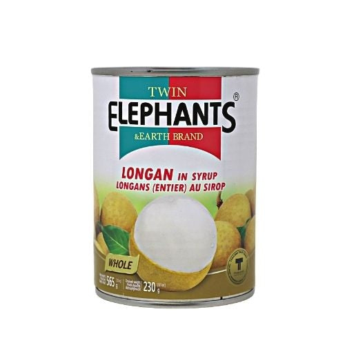Twin Elephants Longan in Syrup-糖水龍眼-TFRU303