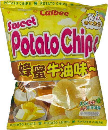 Calbee Potato Chips - Honey Butter-卡樂B蜂蜜牛油味薯片-SNACCA127
