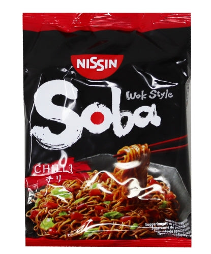 Nissin Soba Fried Noodles - Chilli-日清香辣味蕎麥麵-INN157