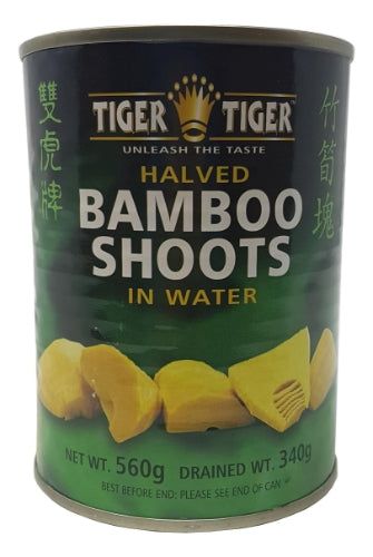 Tiger Tiger Bamboo Shoot Halves in Water-雙虎牌竹筍角-BAM406