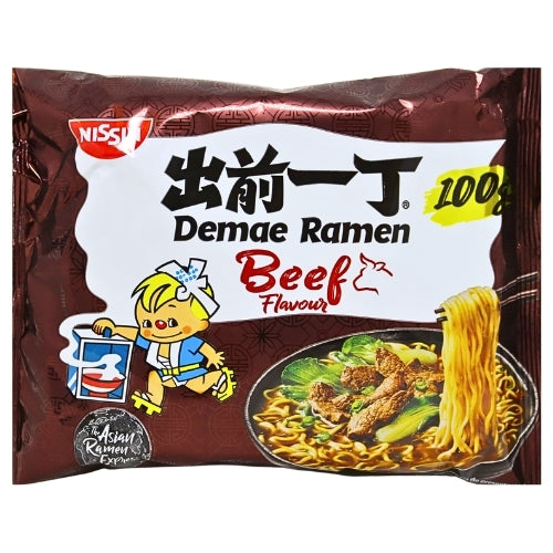 Nissin Noodles - Beef - 30 x 100g-出前一丁五香牛肉麵-30