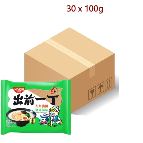 Nissin Noodles HK - Tonkotsu - 30 x 100g-香港出前一丁九州豬骨濃湯麵-INN114A