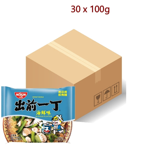 Nissin Noodles HK - Seafood - 30 x 100g-香港出前一丁海鮮面-INN105A