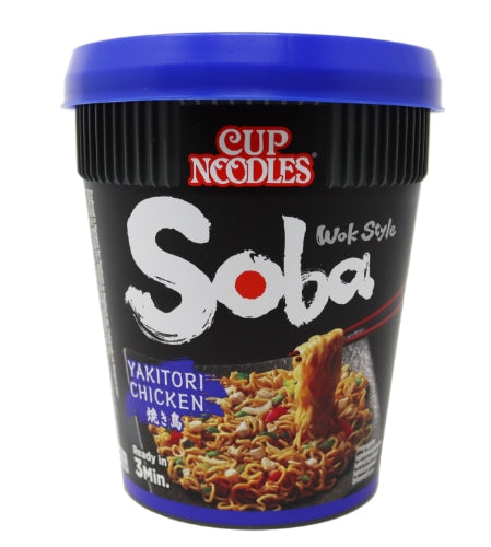 Nissin Soba Fried Cup Noodles - Chicken Yakitori-日清串雞蕎麥杯麵-INN257