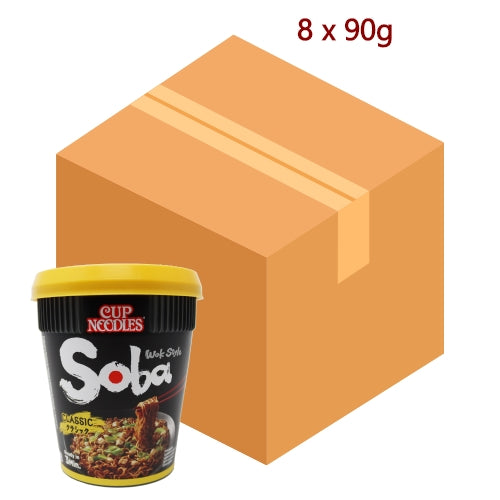 Nissin Soba Fried Cup Noodles - Classic - 8 x 90g-日清經典味蕎麥杯麵-INN251
