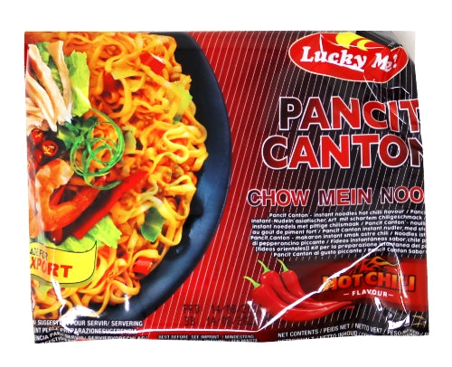 Lucky Me Pancit Canton Noodles - Extra Hot Chilli-菲律賓廣式特辣炒麵-INLM103