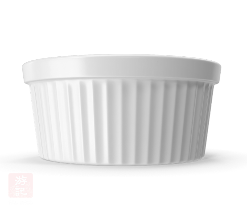 Porcelain Ramekin White-3.75吋瓷甜品模子-GIFT314